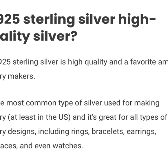 925 Sterling Sliver Pendant Necklace - Picture 5 of 5